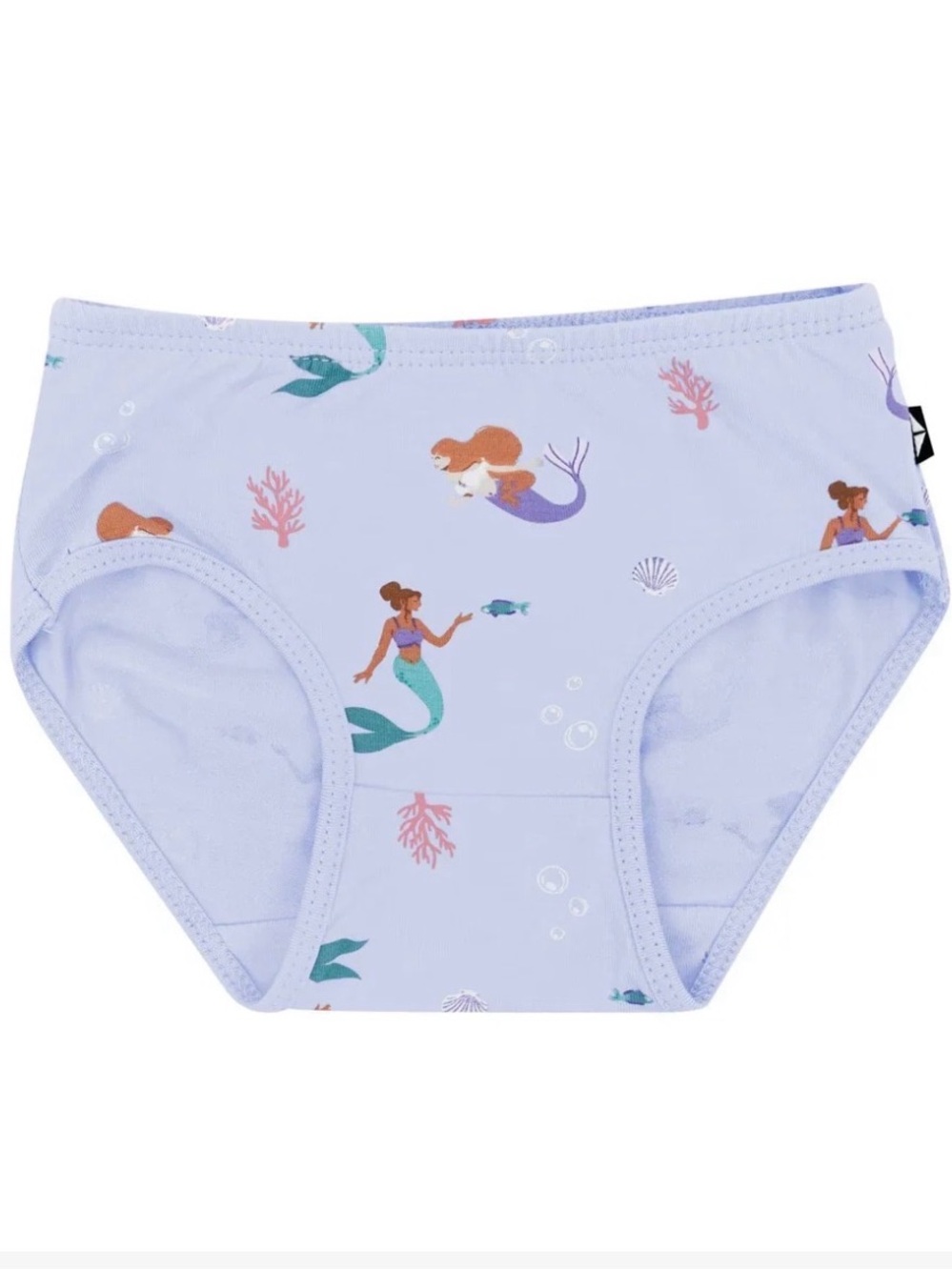 Lot of 4 Kyte BABY Lavender Mermaid Print Toddler Underwears 2T NWT
